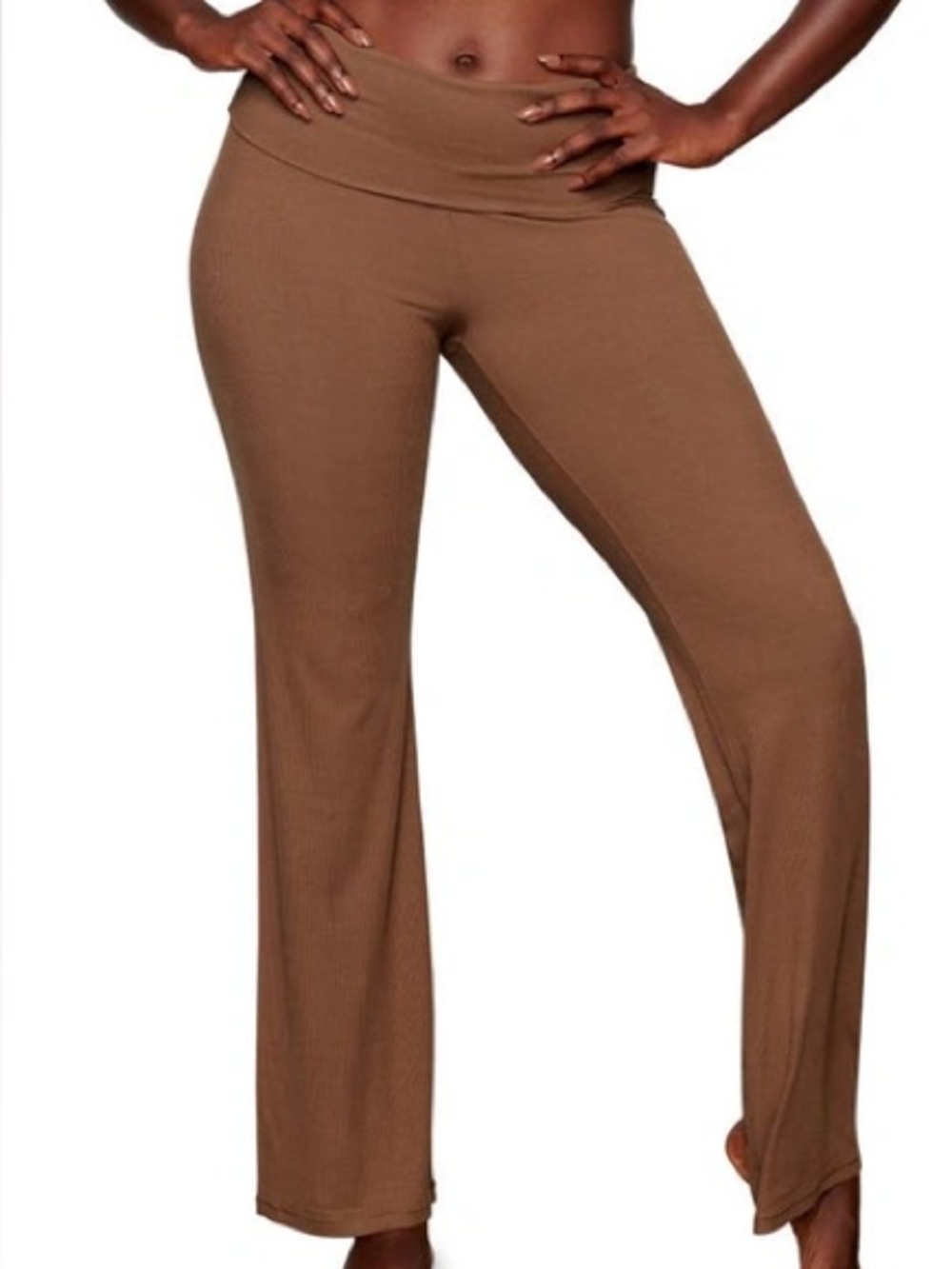 SKIMS Soft Lounge Foldover Pants - XS - Wood